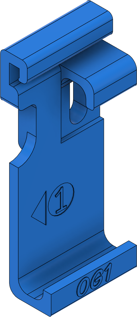 Padel smartphone bracket example 1