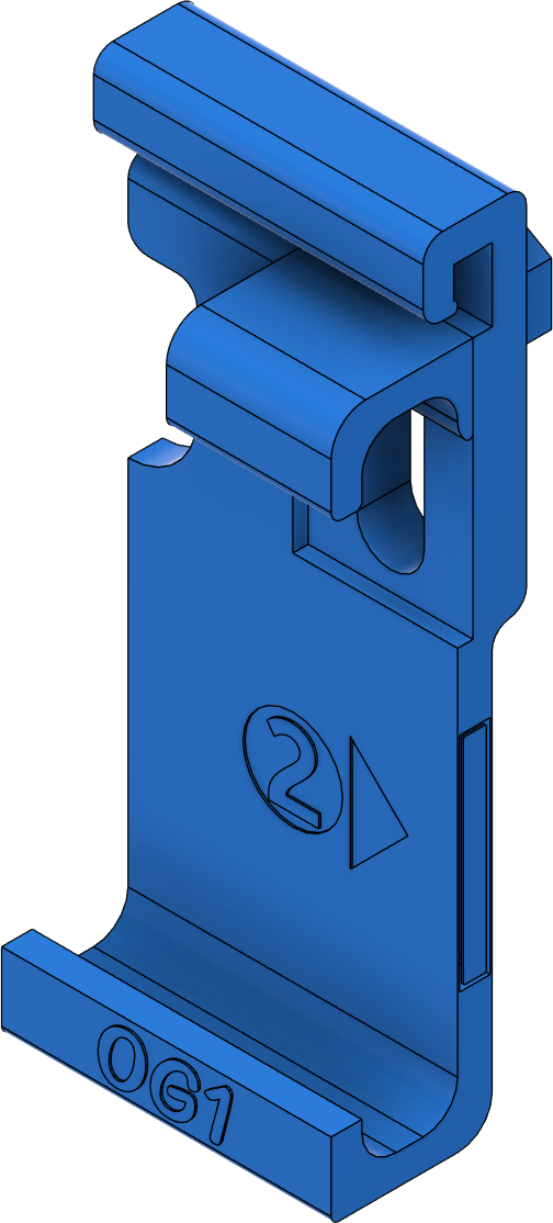 Padel smartphone bracket example 2