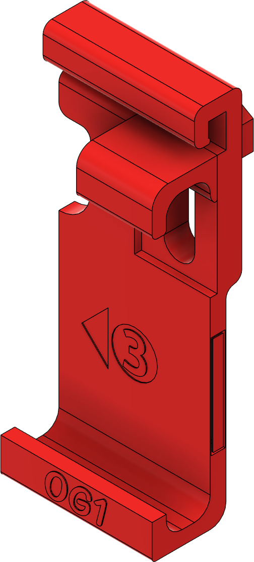 Padel smartphone bracket example 3